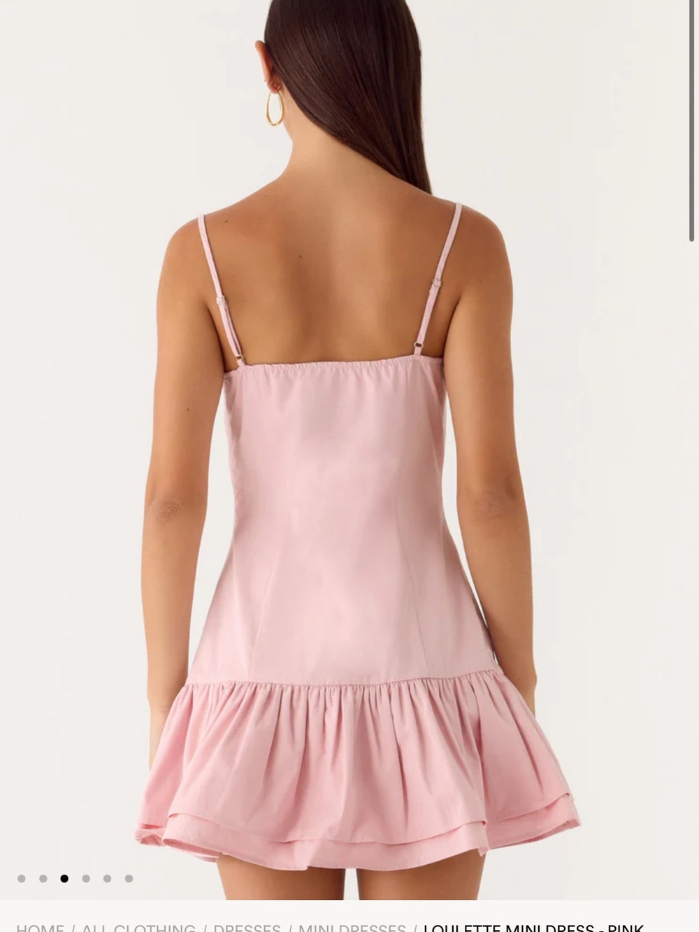 NEW - peppermayo Loulette Mini Dress - Pink - Picture 5 of 10
